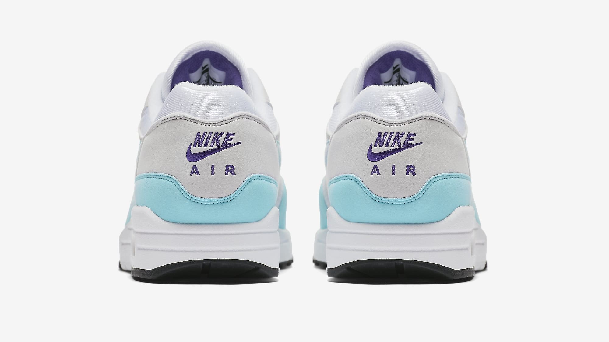 Nike Air Max 1 Anniversary &#x27;Aqua&#x27; 908375-105 (Heel)