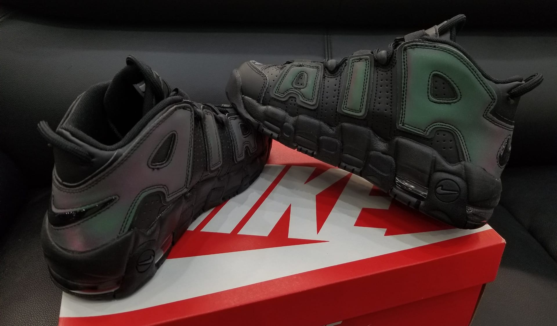 Nike Air More Uptempo GS &#x27;Reflective&#x27; 922845-001 (Pair)