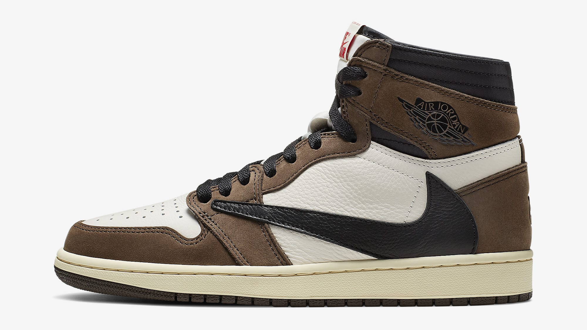 Travis Scott x Air Jordan 1 Brown Release Date CD4487-100 Profile