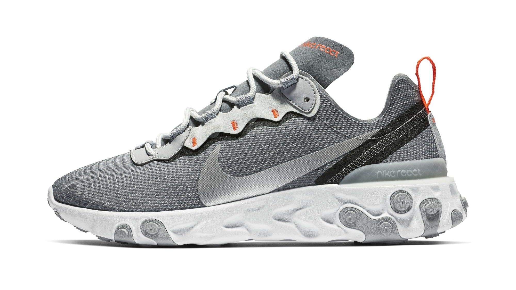 Nike React Element 55 &#x27;Orange/Silver&#x27; Release Date