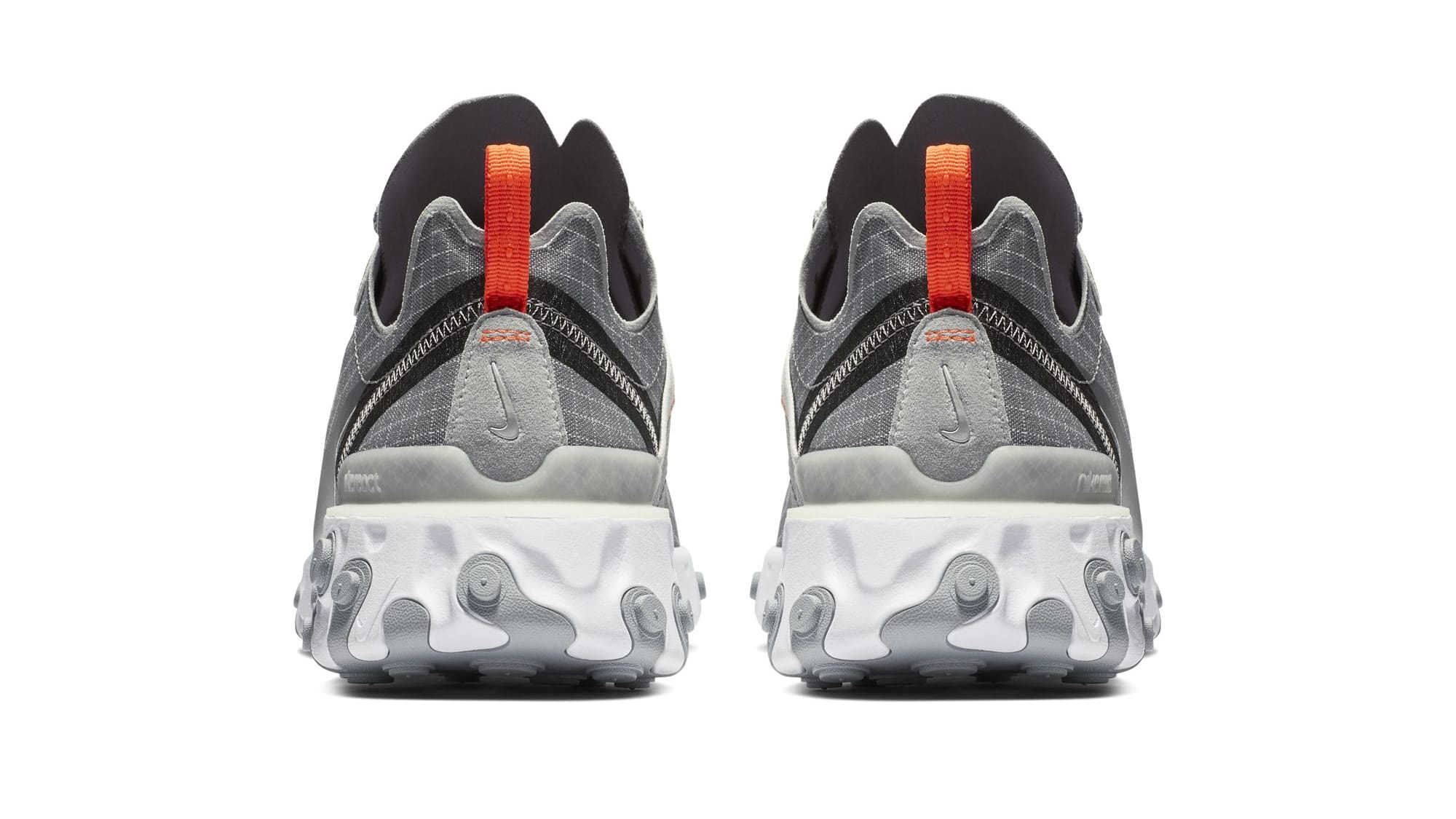 Nike React Element 55 &#x27;Orange/Silver&#x27; Release Date