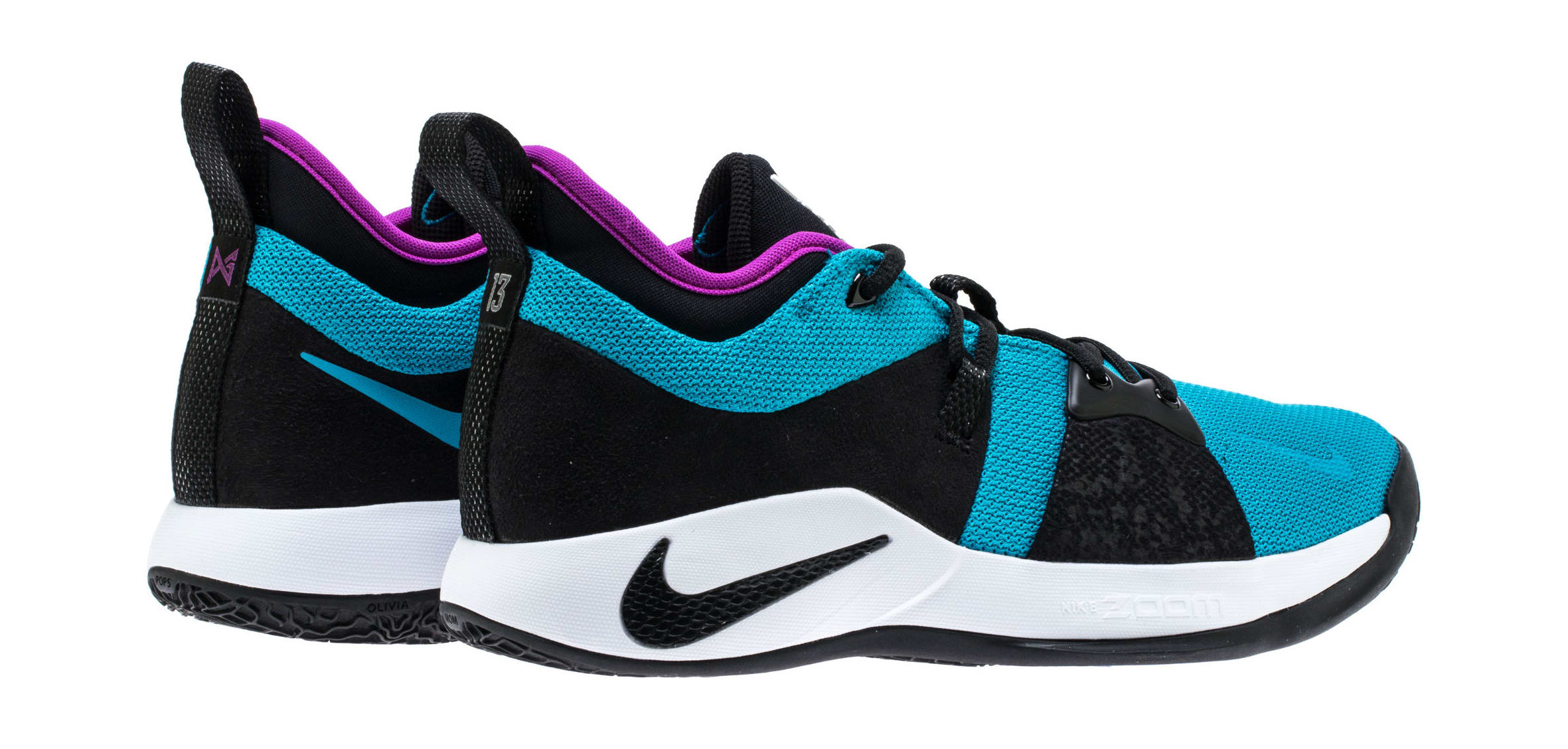 Nike PG2 &#x27;Blue Lagoon/Hyper Violet/White&#x27; AJ2039-402 (Back)