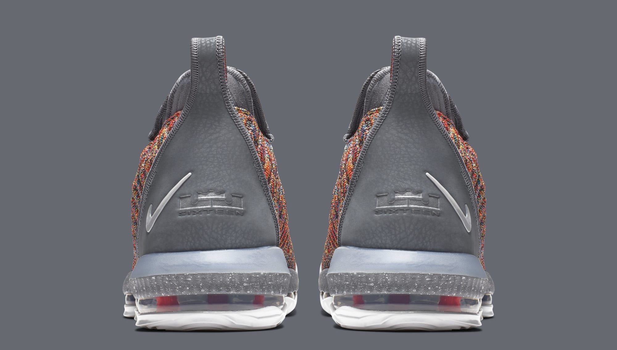 Nike LeBron 16 &#x27;Multicolor&#x27; BQ5969-900 (Heel)