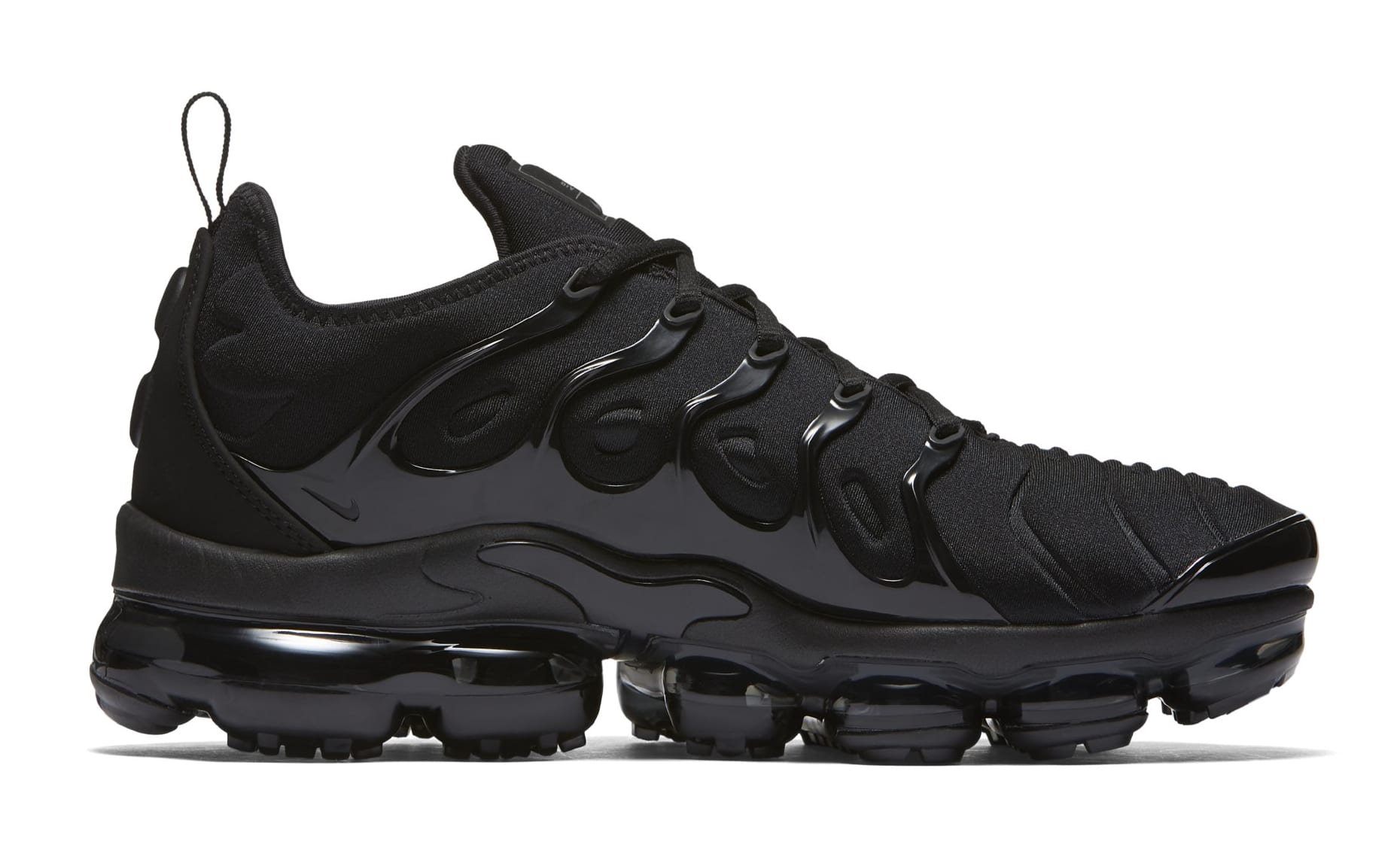 Nike Vapormax Plus &#x27;Triple Black&#x27; 924453-004 (Medial)