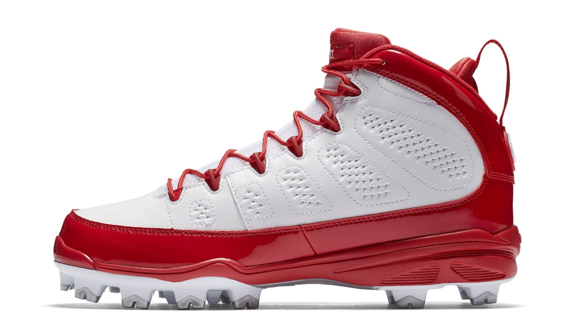 Air Jordan 9 IX MCS Baseball Cleats Red Medial