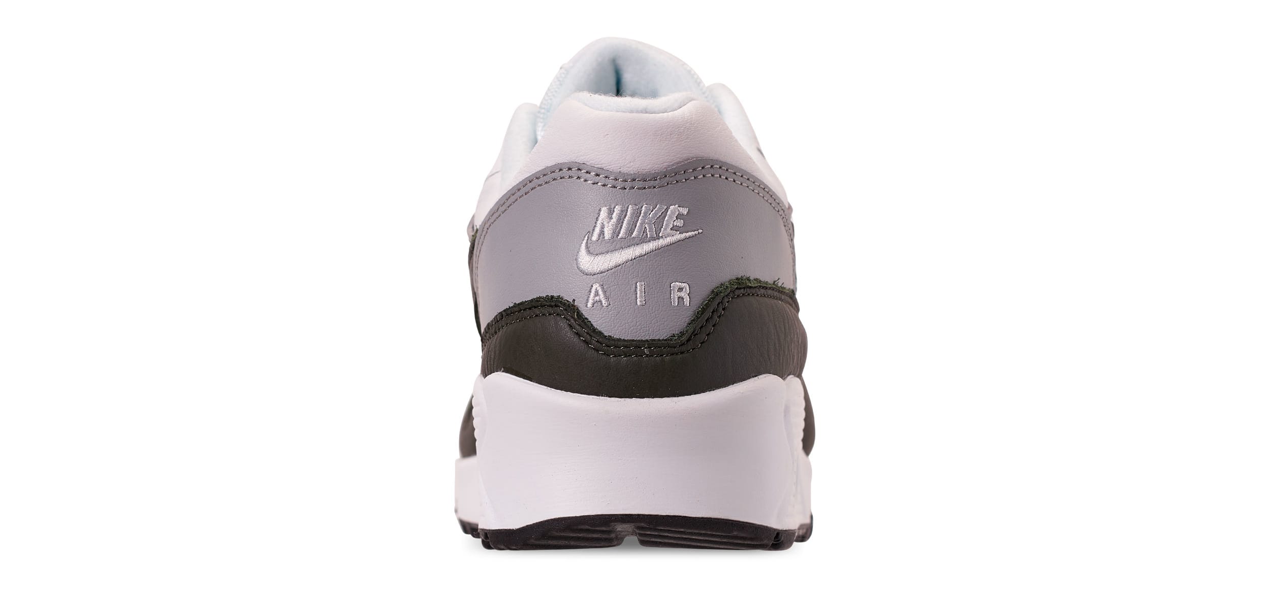 Nike Air Max 90/1 &#x27;White/Dark Obsidian-Neutral Grey&#x27; (Heel)