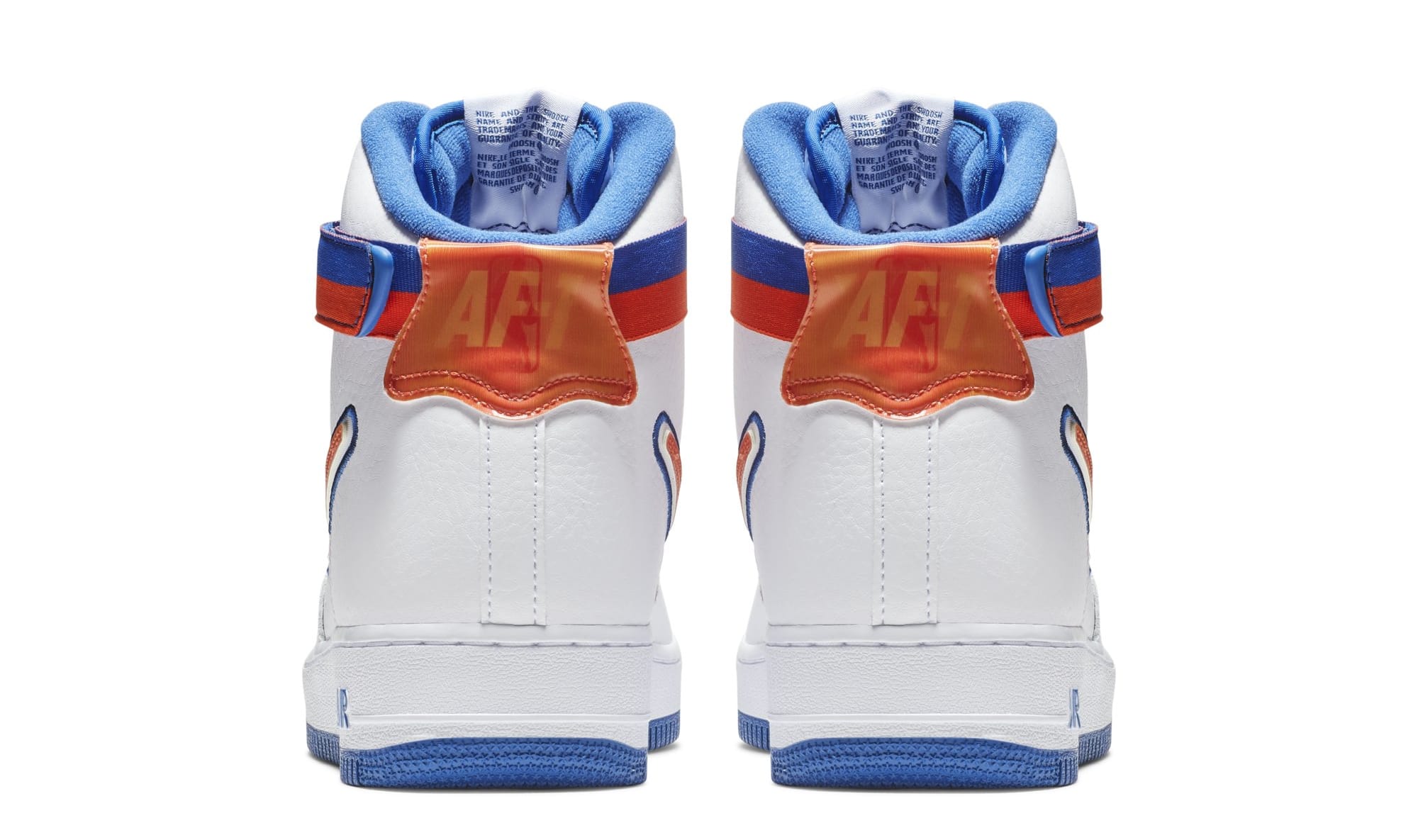 New York Knicks NBA Air Force Shoes -  Worldwide