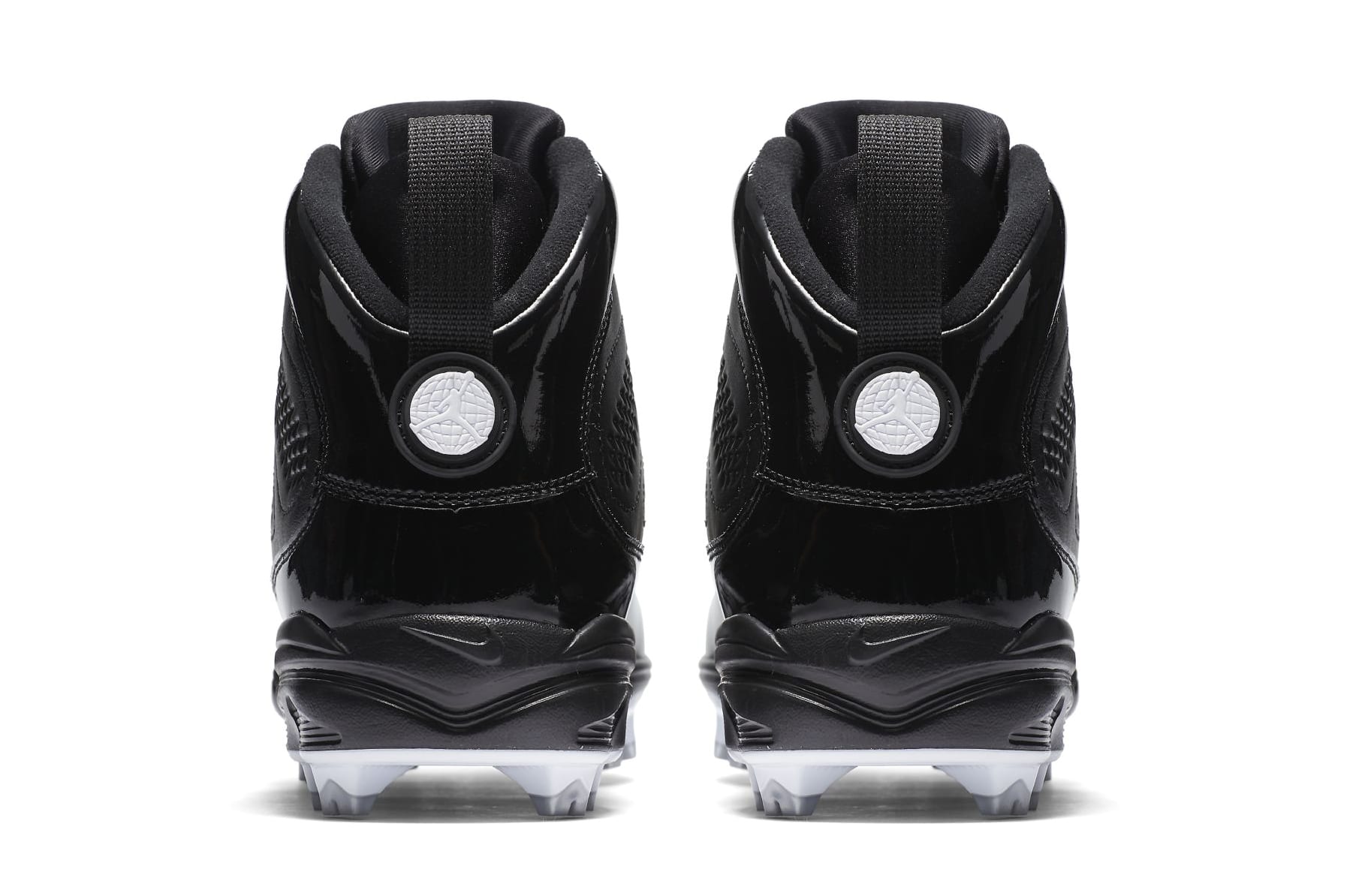 Air Jordan 9 IX MCS Baseball Cleats Black Heel