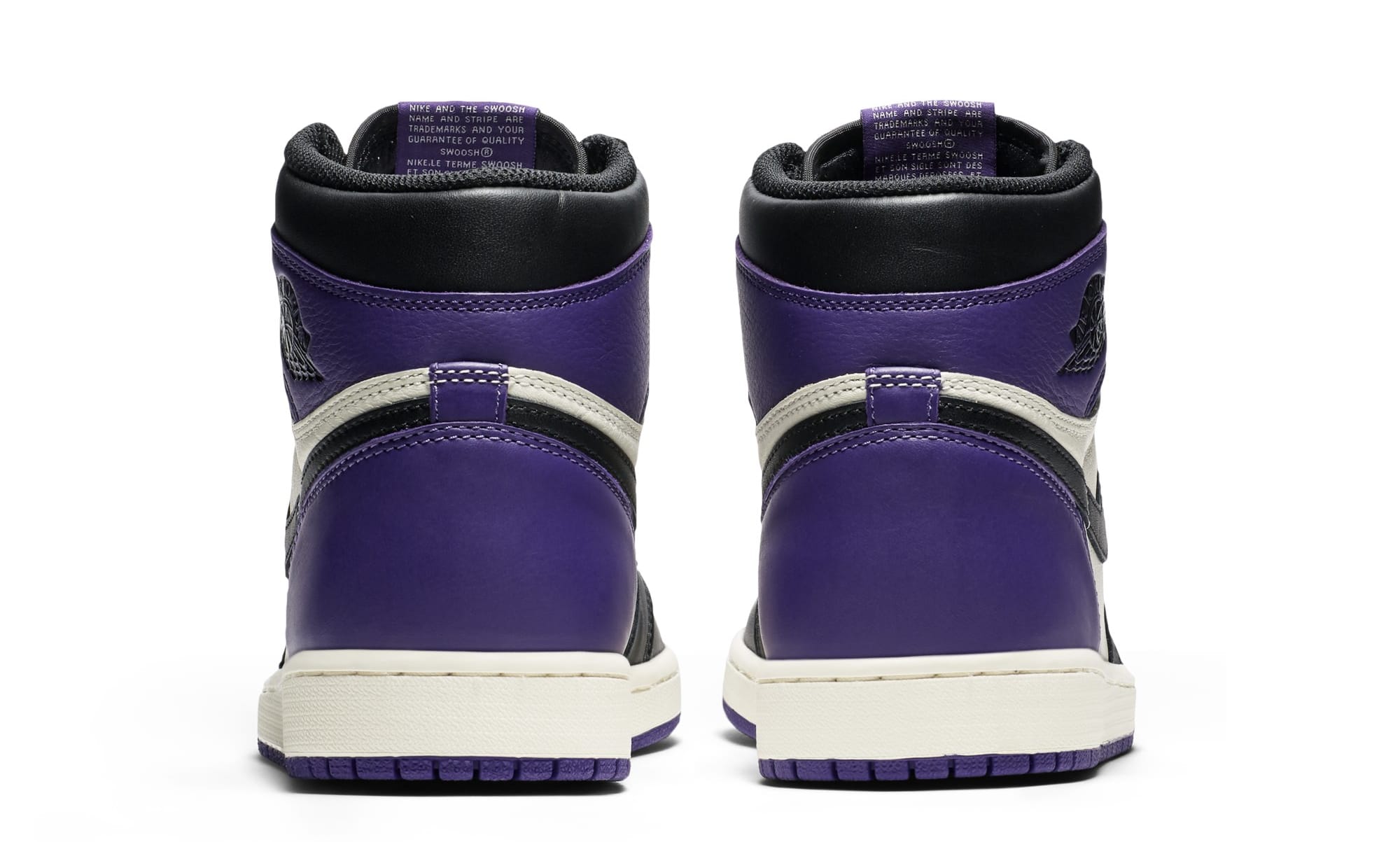 Air Jordan 1 High OG &#x27;Court Purple&#x27; 555088-501 (Heel)