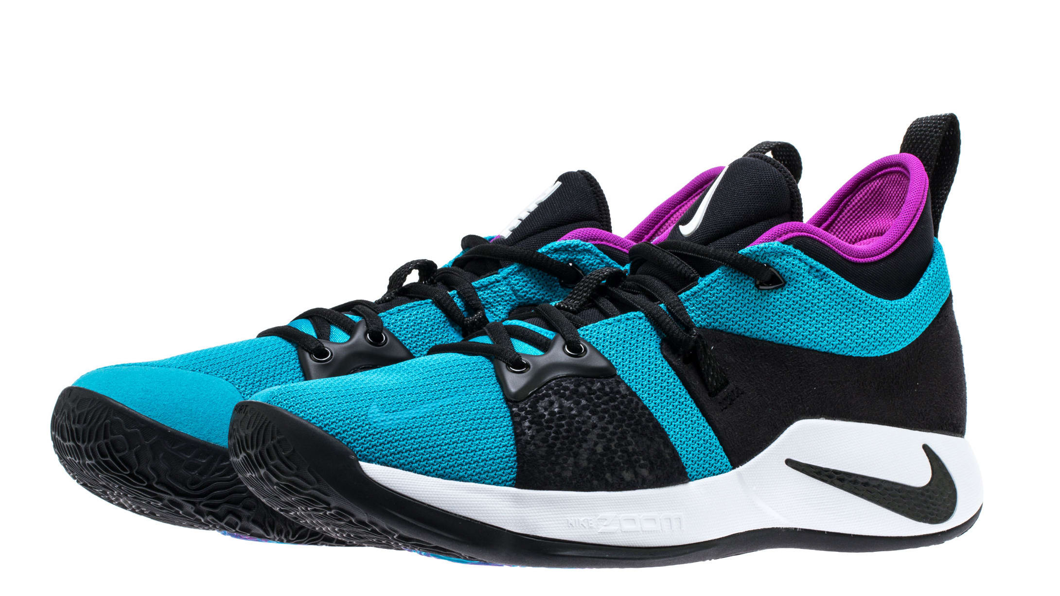 Nike PG2 &#x27;Blue Lagoon/Hyper Violet/White&#x27; AJ2039-402 (Pair)