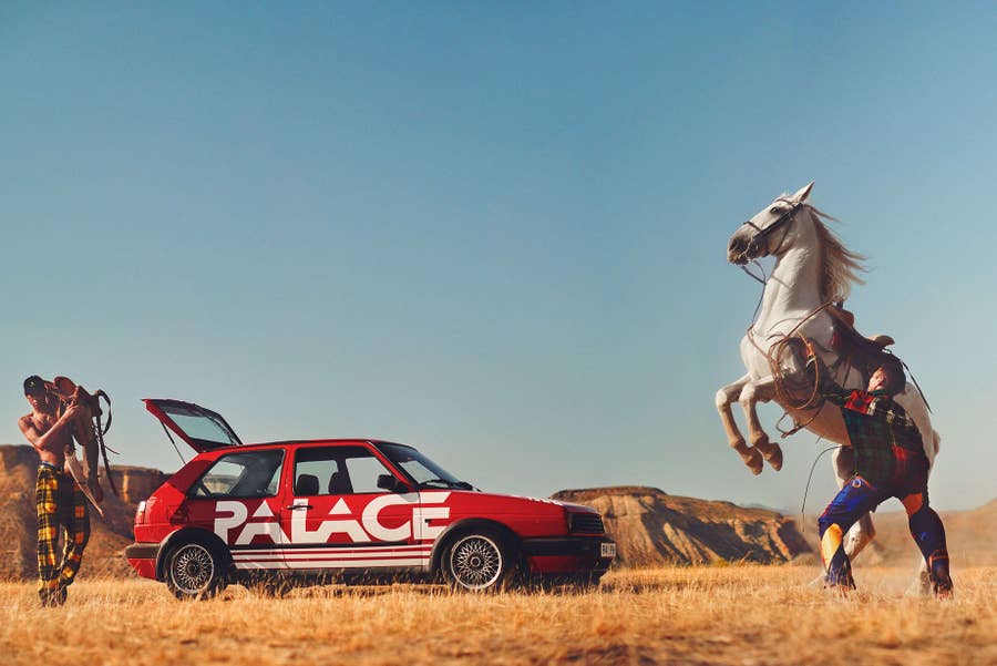 Palace polo shoes top