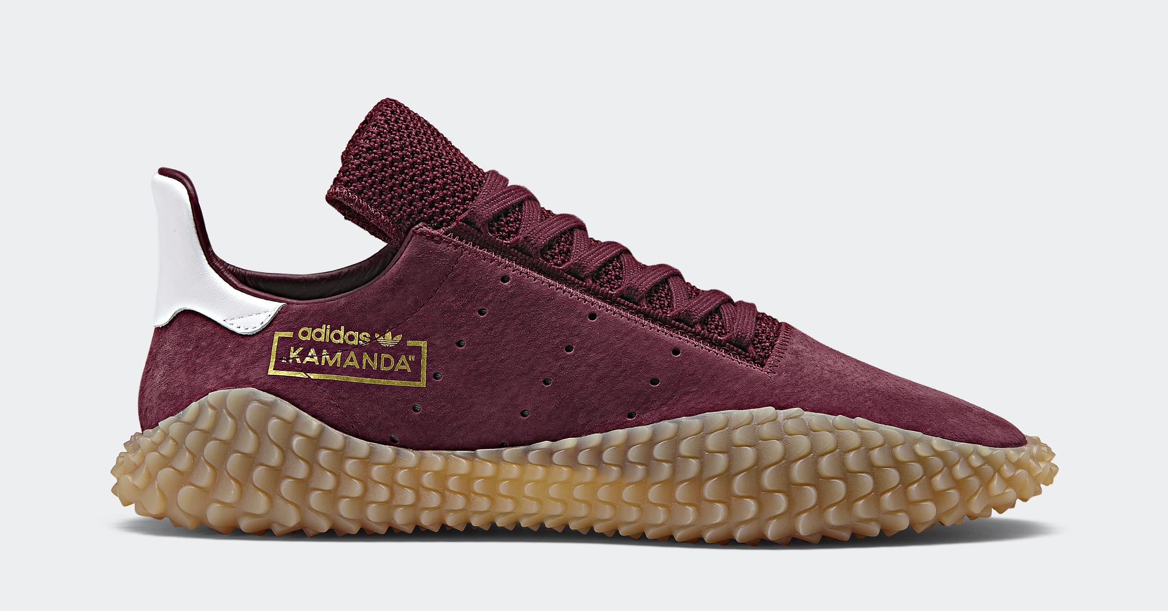 Adidas Kamanda &#x27;Collegiate Burgundy/Gum&#x27; CQ2219 (Lateral)