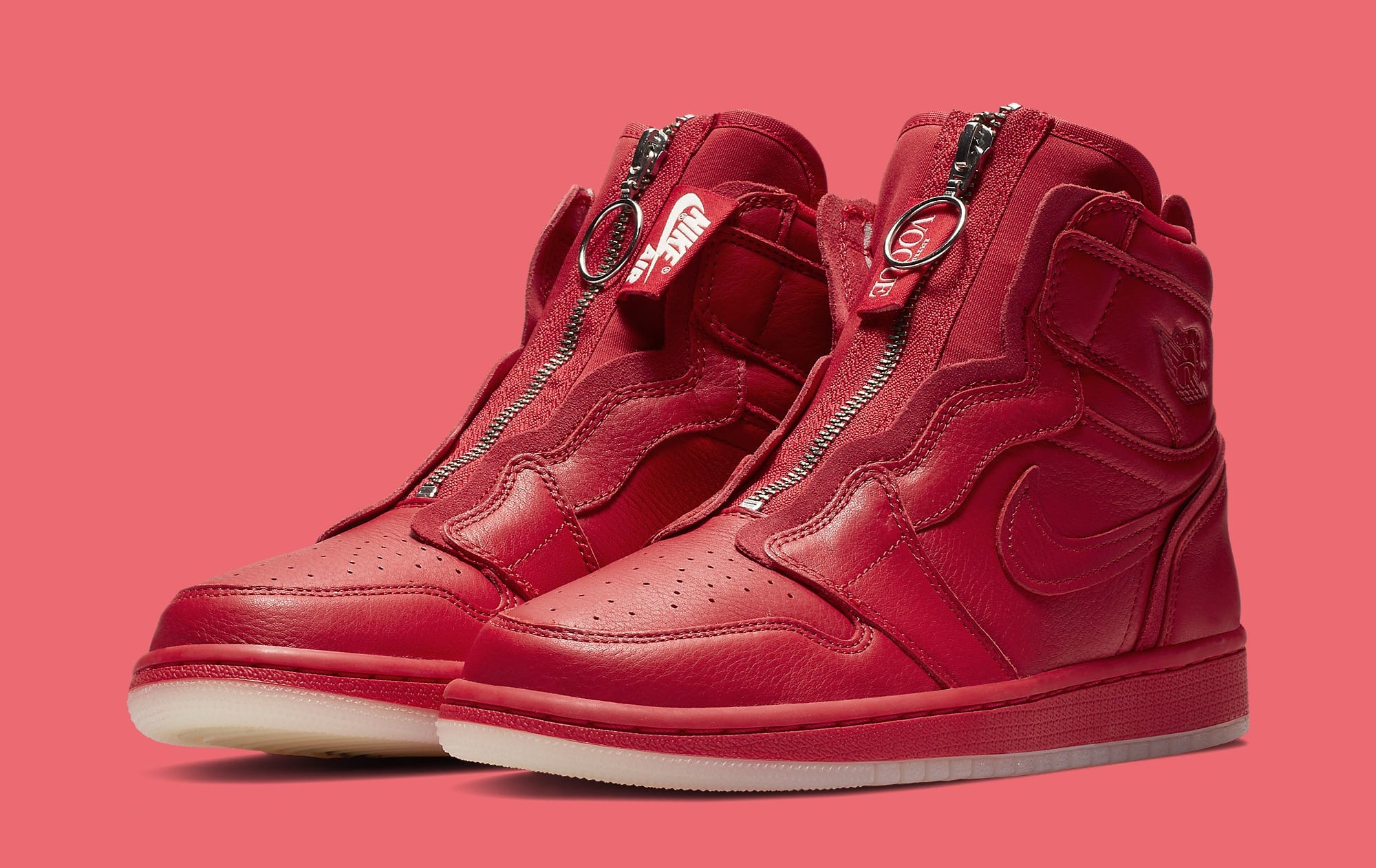 Closer Look at the 'Vogue' x Air Jordan 1 High Zip 'AWOK' | Complex