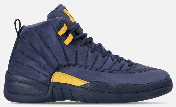 Air Jordan 12 XII Michigan Release Date BQ3180-407 Profile