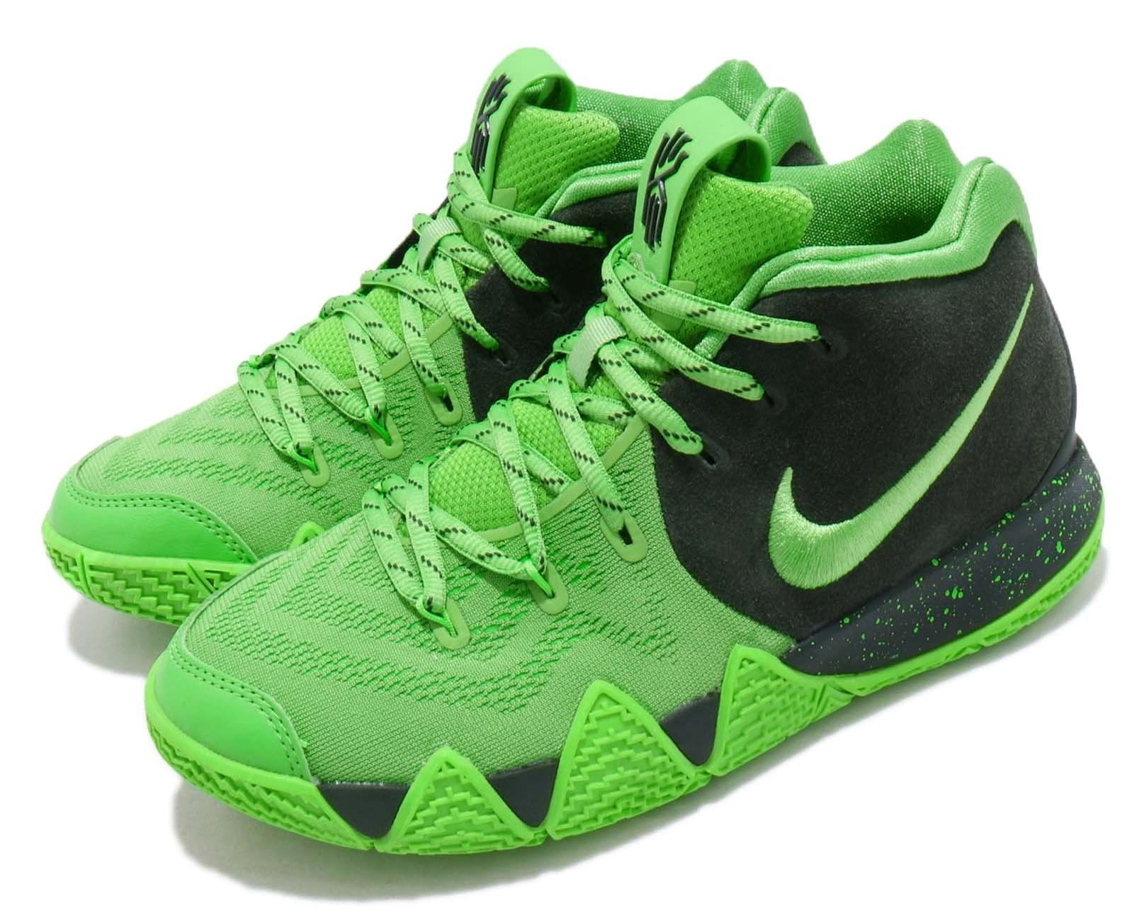 Nike Kyrie 4 GS Spinach Green Release Date AA2897-333 Front