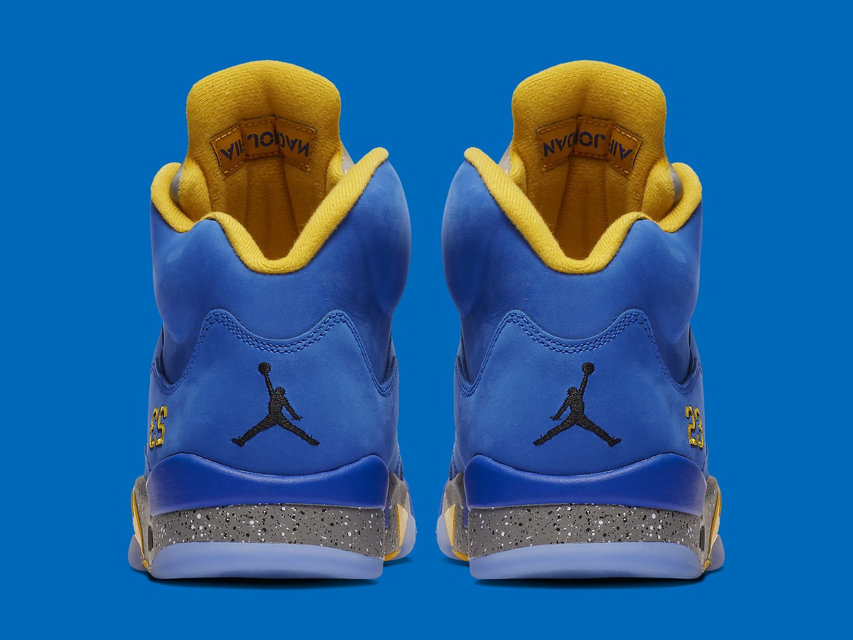 Air Jordan 5 Laney Blue Release Date CD2720-400 Heel
