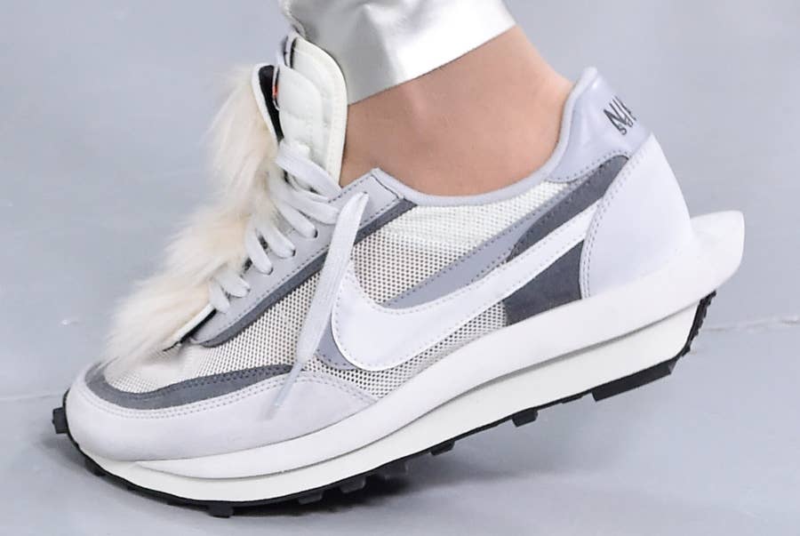 Sacai x nike ldv waffle hybrid sale black white