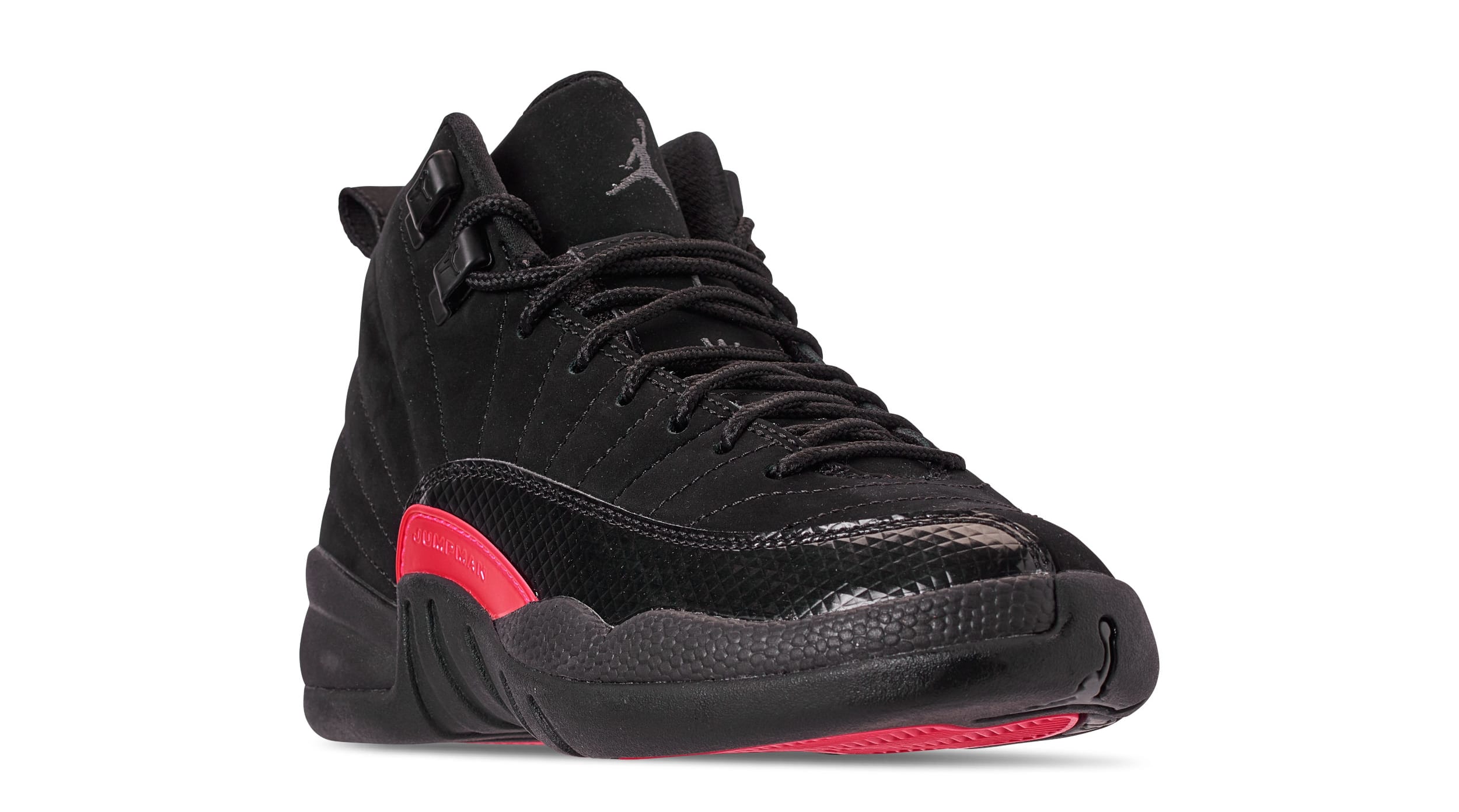 Air Jordan 12 Retro GG &#x27;Black/Dark Grey/Rush Pink&#x27; 510815-006 (Toe)