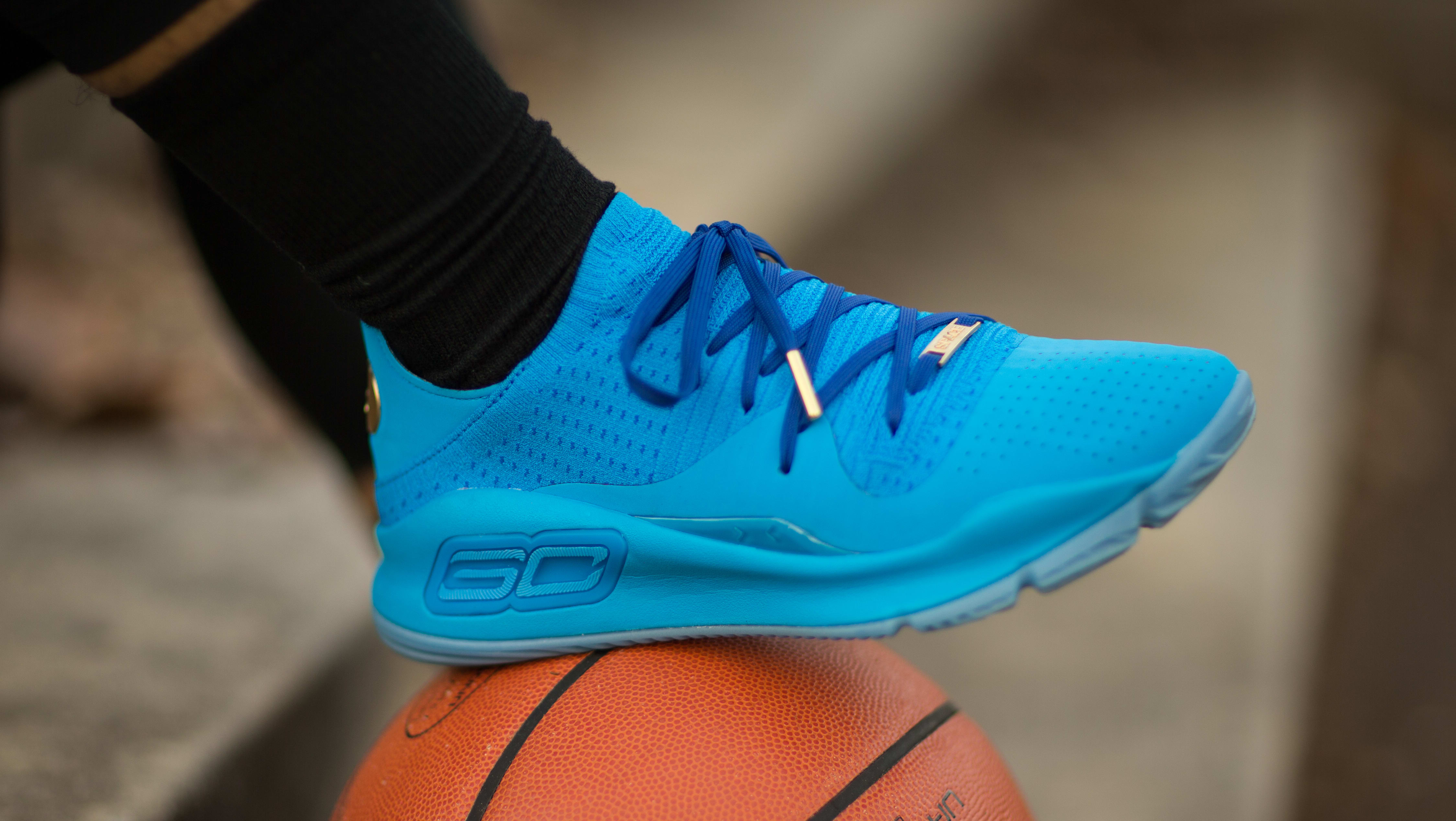 Under Armour Curry 4 Low &#x27;Blue&#x27;