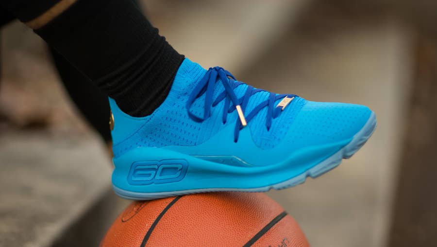 Curry 4 low deals Blue