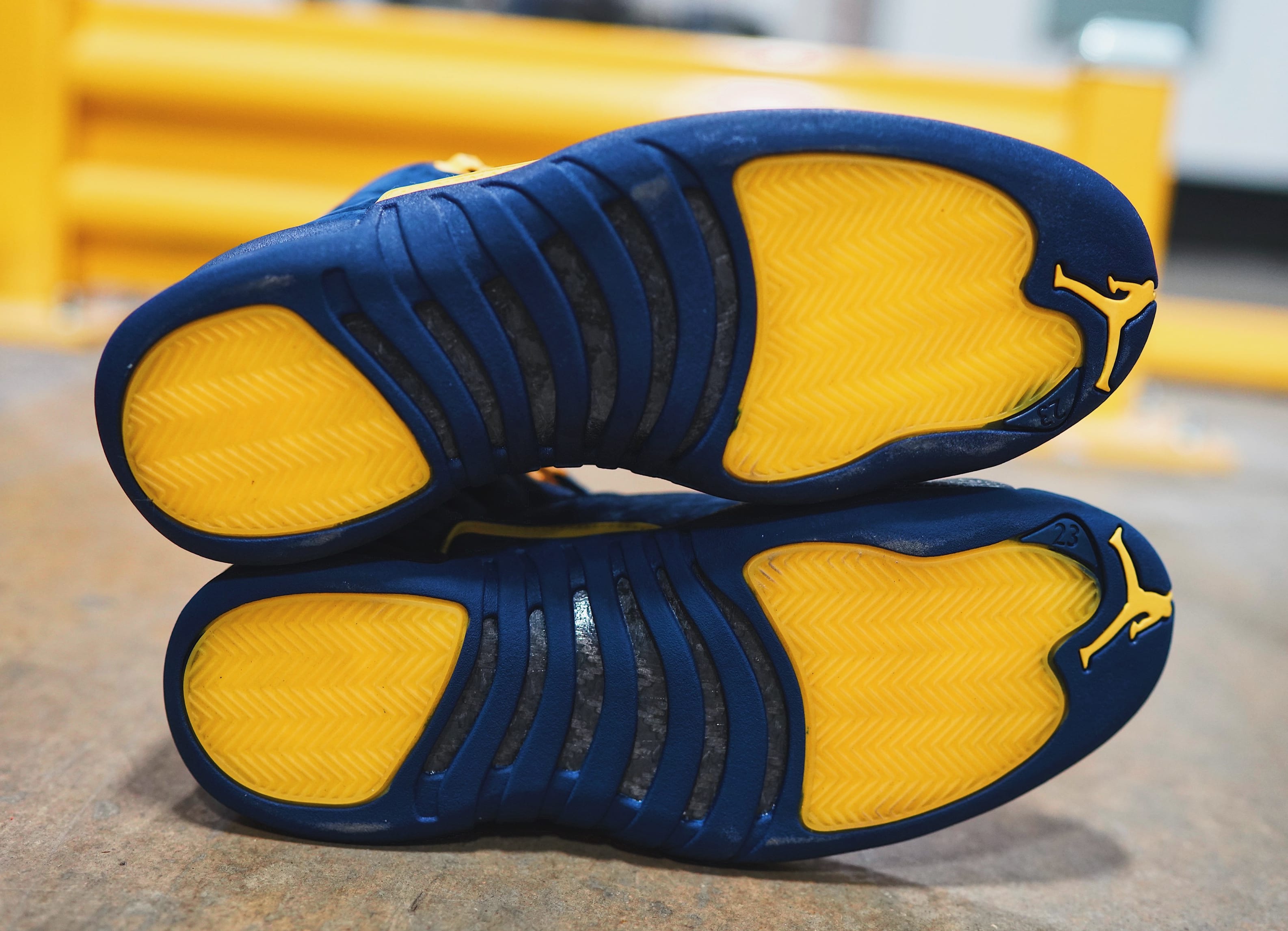 Air Jordan 12 &#x27;Michigan&#x27; BQ3180-407 (Sole)