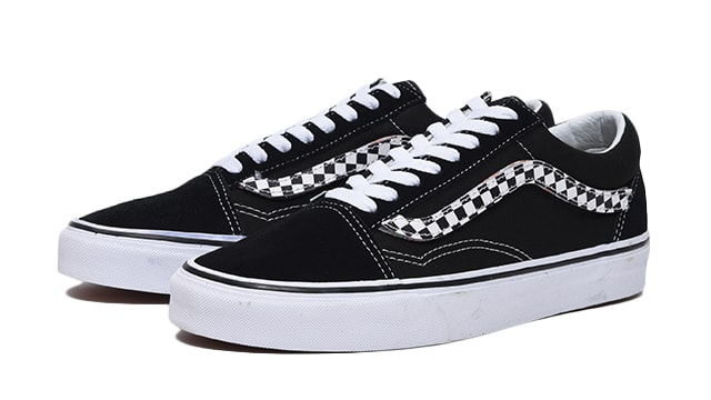 Vans old skool cheap black with white stripe