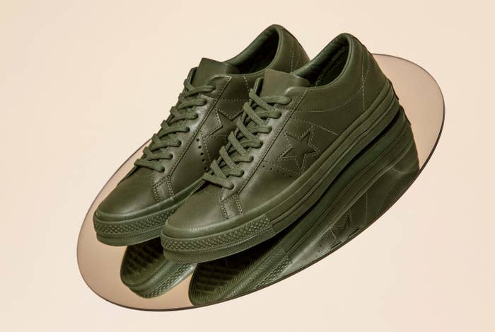Converse x Engineered Garments One Star Collection (Olive)