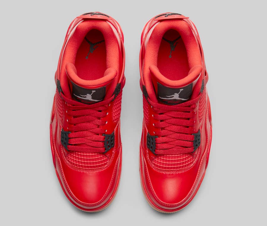 New Images of Fire Red Air Jordan 4 NRG Complex