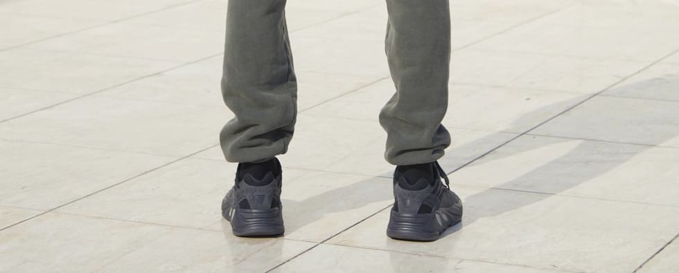 Adidas Yeezy Boost 700 &#x27;Black&#x27; (On-Foot Heel)