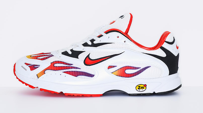 Supreme x Nike Zoom Streak Spectrum Plus AQ1279-100 (Lateral)