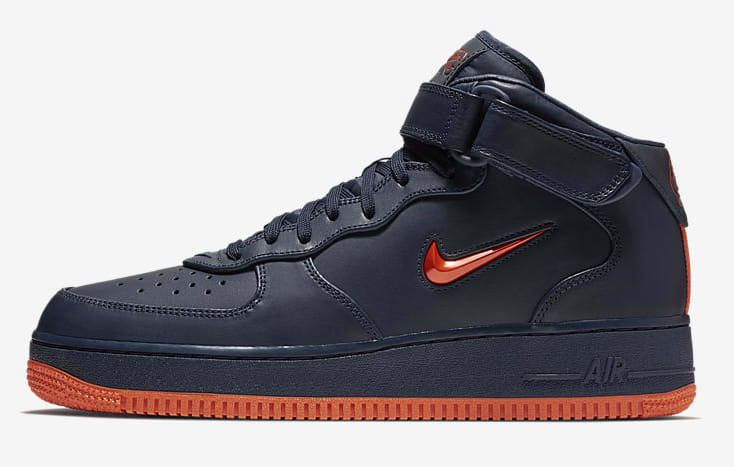 Nike Air Force 1 Mid &#x27;NYC&#x27;s Finest&#x27; AO1639-400 (Lateral)