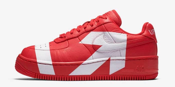 Nike Air Force 1 Upstep WMNS &#x27;Red/White&#x27; (Lateral)
