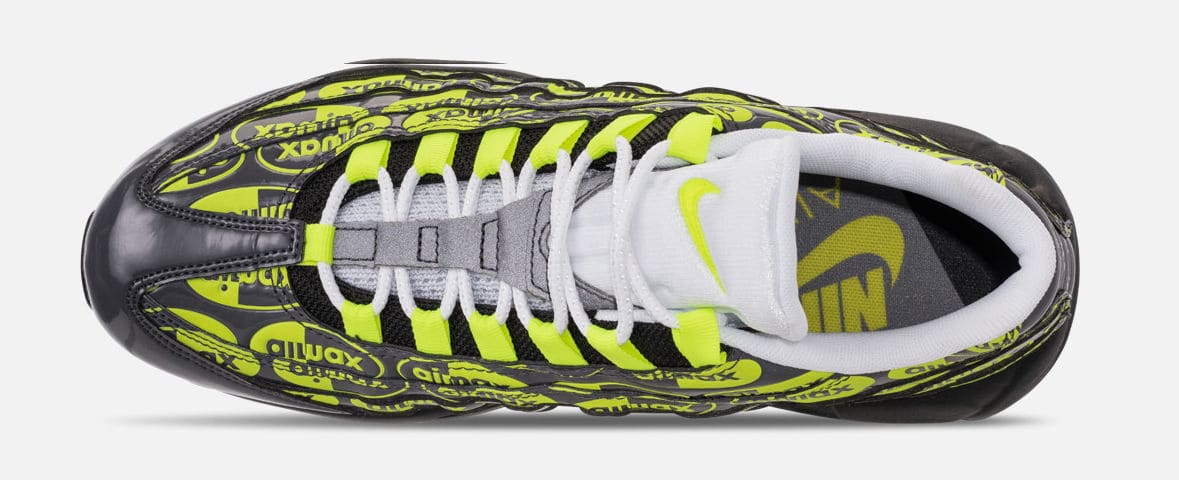 Nike Air Max 95 &#x27;Black/Volt/Ash White&#x27; 538416-019 (Top)