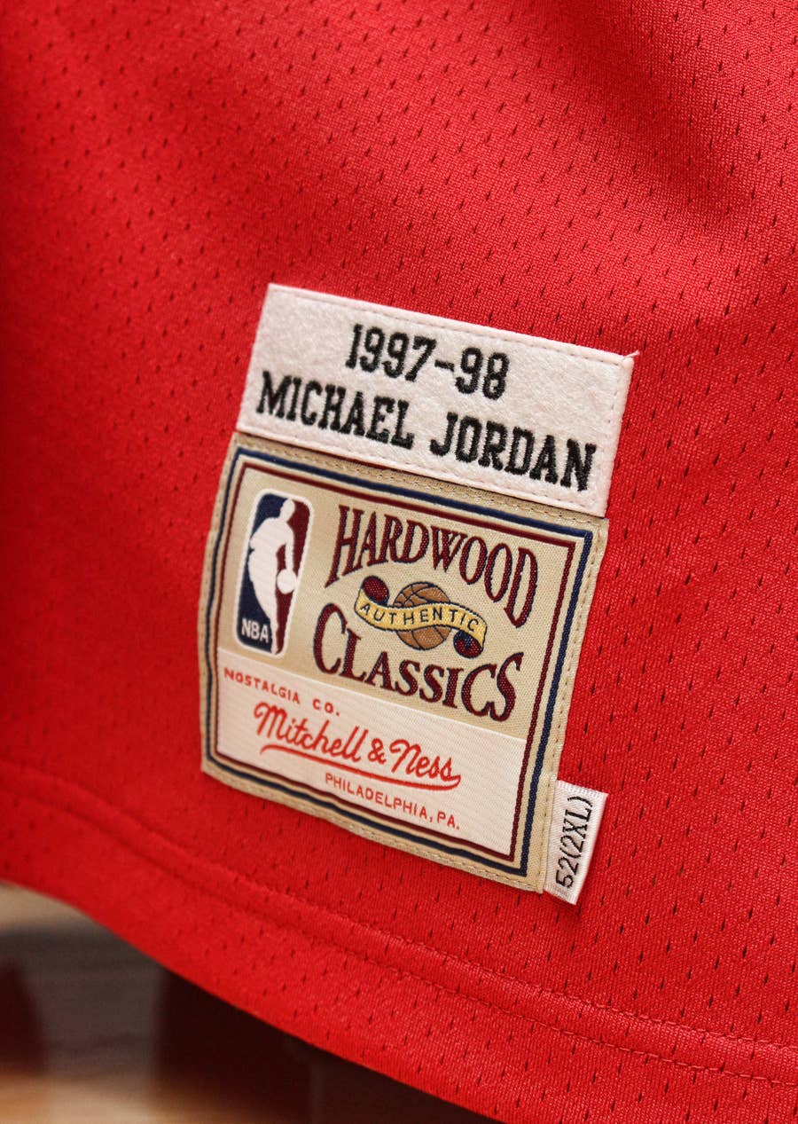 Michael Jordan 97-98 Authentic Hardwood Classic NBA Jersey