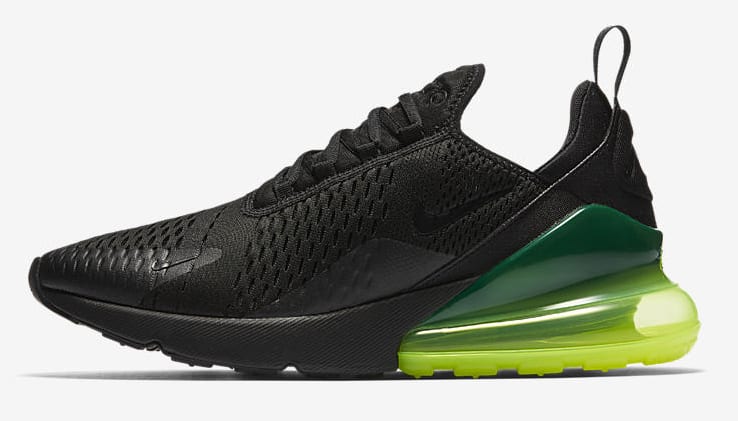 Nike Air Max 270 &#x27;Black/Volt&#x27;