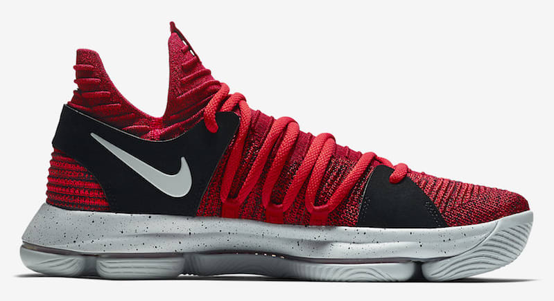 Nike KD 10 University Red Black Release Date Medial 897816-600