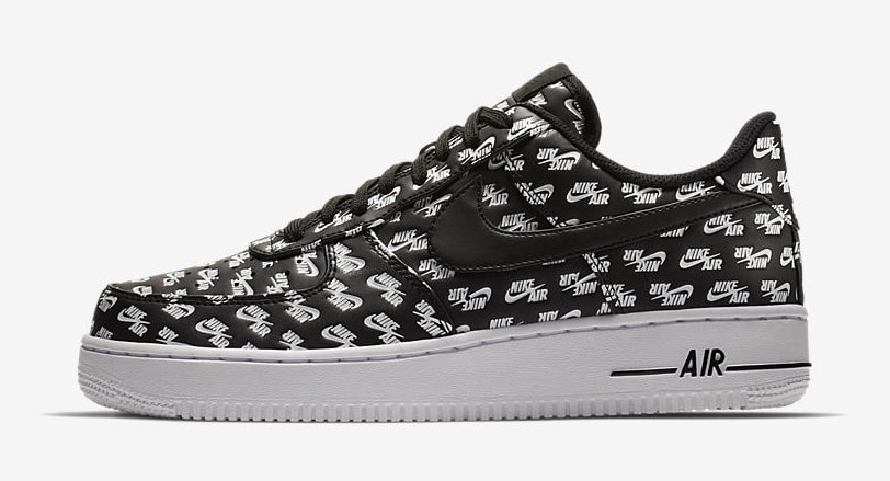 Nike Air Force 1 Low Logo Pack &#x27;Black&#x27;