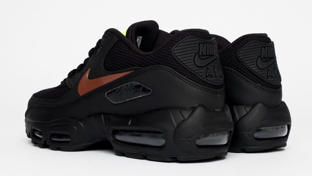 Patta x Nike Air Max 90 x 95 &#x27;Black&#x27; CJ4741-001 (Heel)