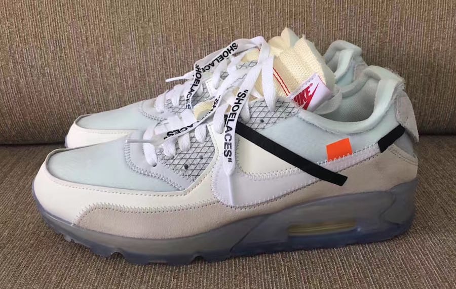 Off-White x Nike Air Max 90 Ice Release Date Profile