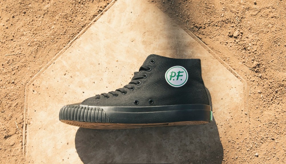 PF Flyers Black Sandlot Center Hi-Top Sneaker - Unisex