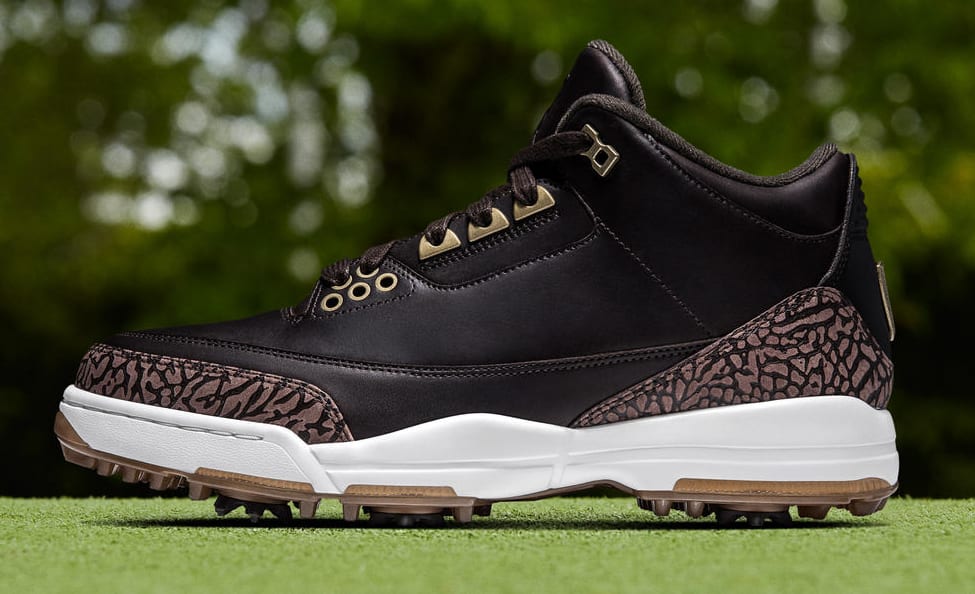 Air Jordan 3 Golf Premium &#x27;Bronze&#x27; (Lateral)