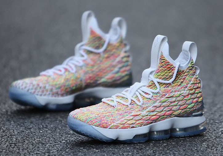 Lebron 15 clearance fruity pebbles sale