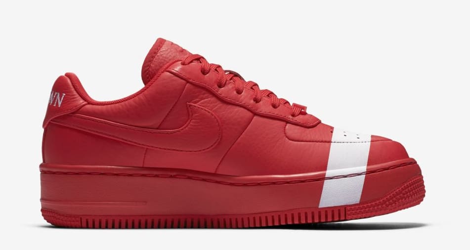 Nike Air Force 1 Upstep WMNS &#x27;Red/White&#x27; (Medial)