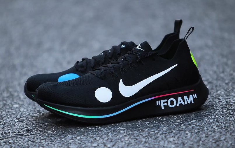 Off white zoom fly hotsell black raffle