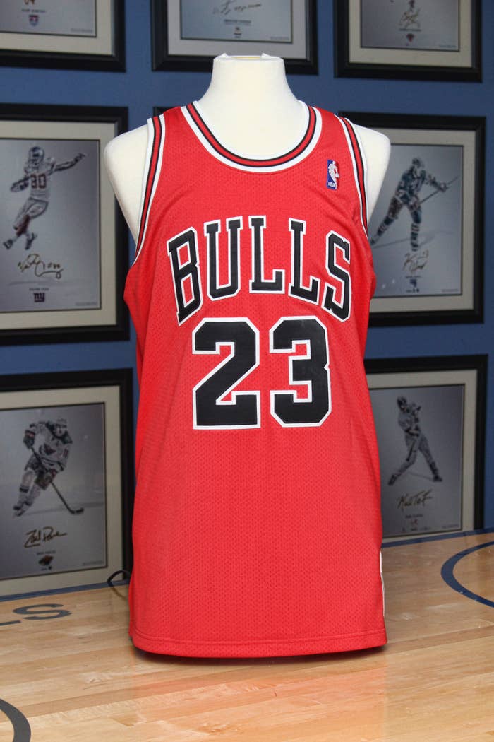 Michael Jordan Autographed Chicago Bulls Mitchell & Ness 97-98