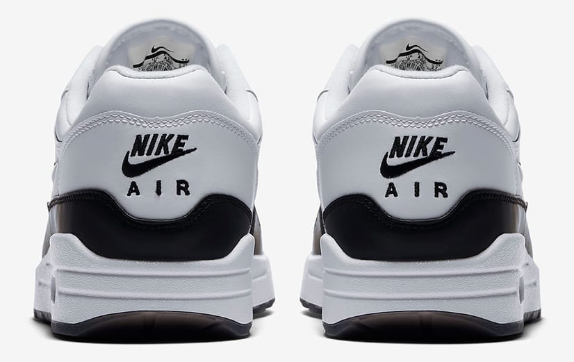 Nike Air Max 1 Jewel &#x27;Black/White&#x27; 918354-100 (Heel)