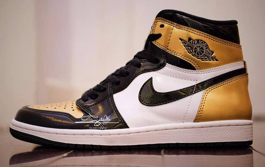 With gold new arrivals toe