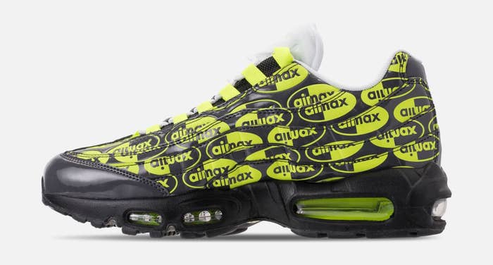 Nike Air Max 95 &#x27;Black/Volt/Ash White&#x27; 538416-019 (Medial)