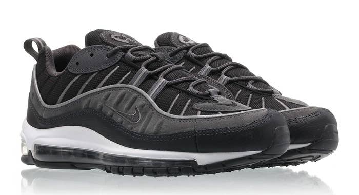 Nike Air Max 98 &#x27;Black/Anthracite-Dark Grey-White&#x27; AO9380-001 (Pair)