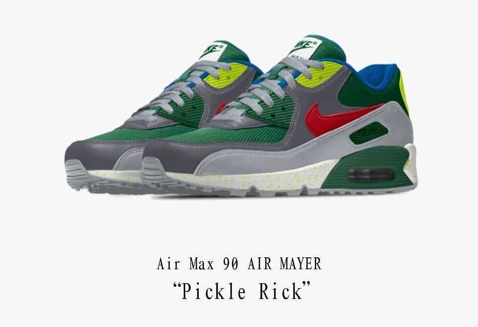 John Mayer Nike Air Max 90 Pickle Rick